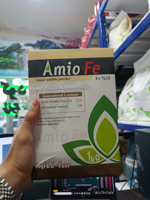 کود آهن کلاته (Amio Fe) میلتار – ۱۵٪ آهن + آمینواسید و جلبک – ۱ کیلوگرم (قسطی)