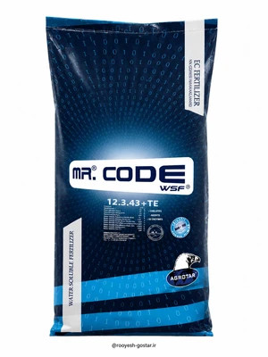 نیترات پتاسیم NPK ۱۲-۳-۴۳ + TE مستر کد (MR. CODE)(قسطی)