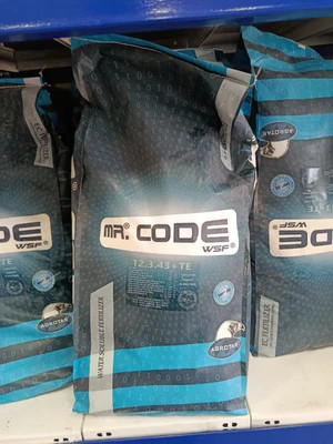 نیترات پتاسیم NPK ۱۲-۳-۴۳ + TE مستر کد (MR. CODE)(قسطی)
