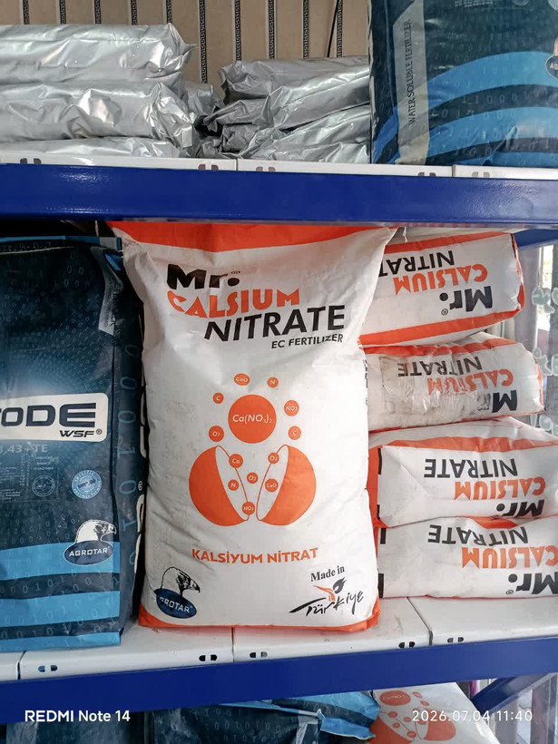کود نیترات کلسیم“Mr. Calcium Nitrate” (ترکیه)(قسطی)